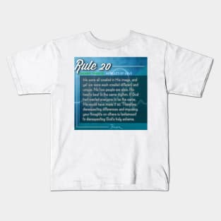 40 RULES OF LOVE - 20 Kids T-Shirt